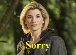doctor who sorry