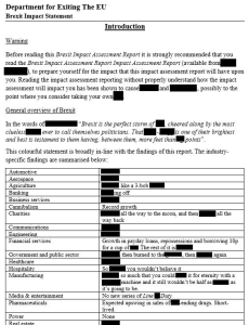 brexit impact statement