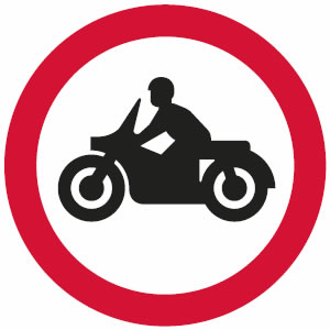 no-solo-motorcycles-sign