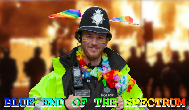 blue end of the spectrum